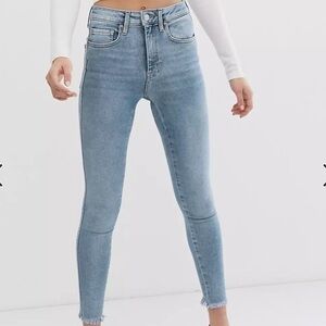 Free People Raw High Rise Jegging
